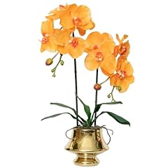 Orange- Gold Vase