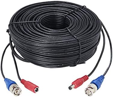 Lorex 4K RG59 Power Accessory Cable, Video Cable for Security Camera Systems, for Analog HD (CVI/TVI/AHD/MPX) or Analog (CVBS) Surveillance System, 100 feet (30m)