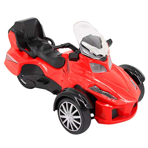 Vimoisa Kids Toys Car Pull Back Vehicles Music Lighting 1:16 Die Cast Racing Mini Motorcycle