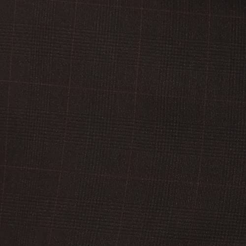 Image of Raymond Men's Slim Fit Mid Rise Poly Viscose Blend Checks Pattern Flat Front Formal Trouser