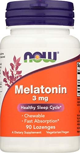 Now Foods Melatonin, 90 Lozenges / 3mg