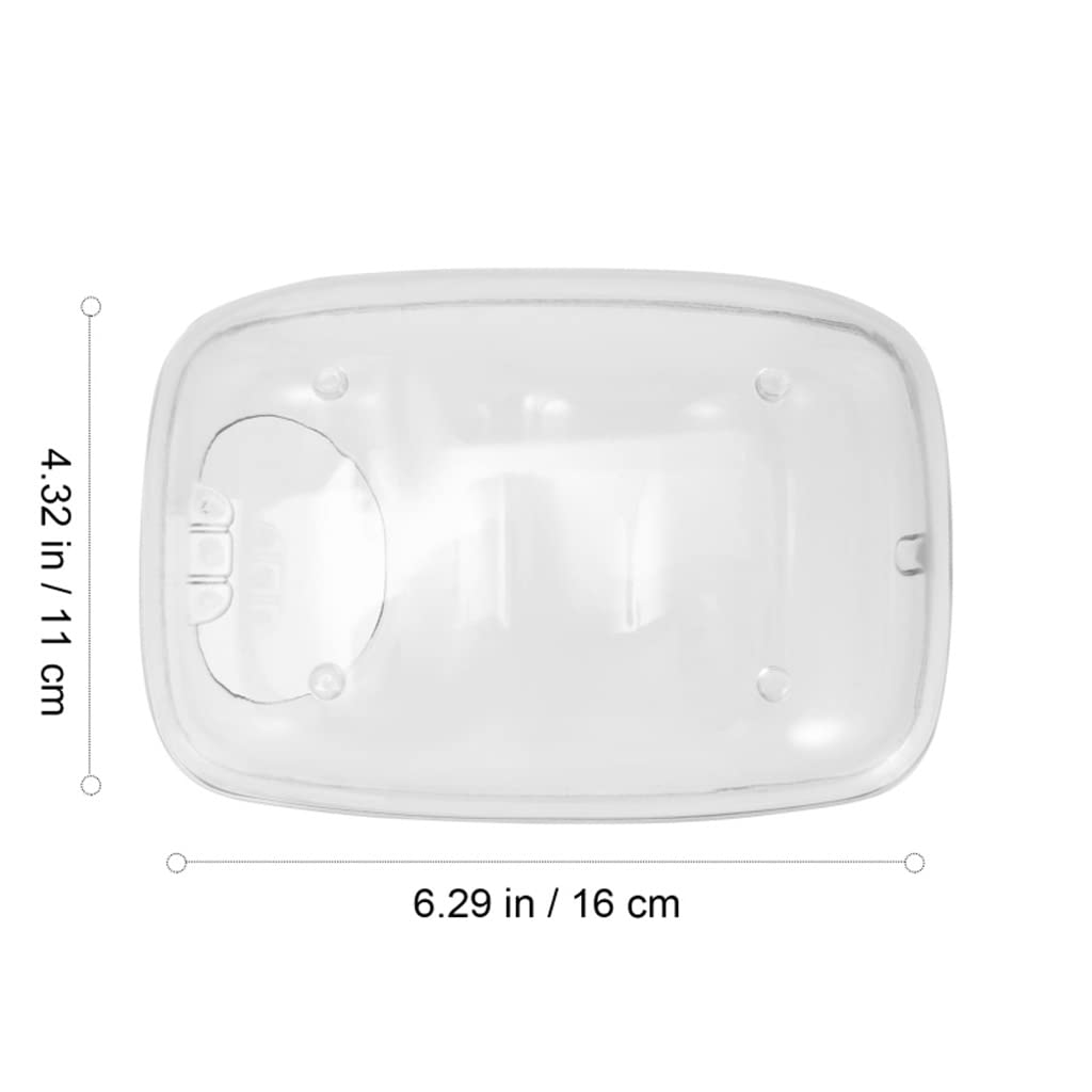 Jaula hámster Jaula de hámster para baño, contenedor de Tubo de Arena para hámster Transpirable, Jaula de Erizo, Casas de Animales pequeños Transparentes Hábitat Animales pequeños
