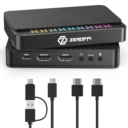 4K HDMI Capture Card for Streaming and Recording