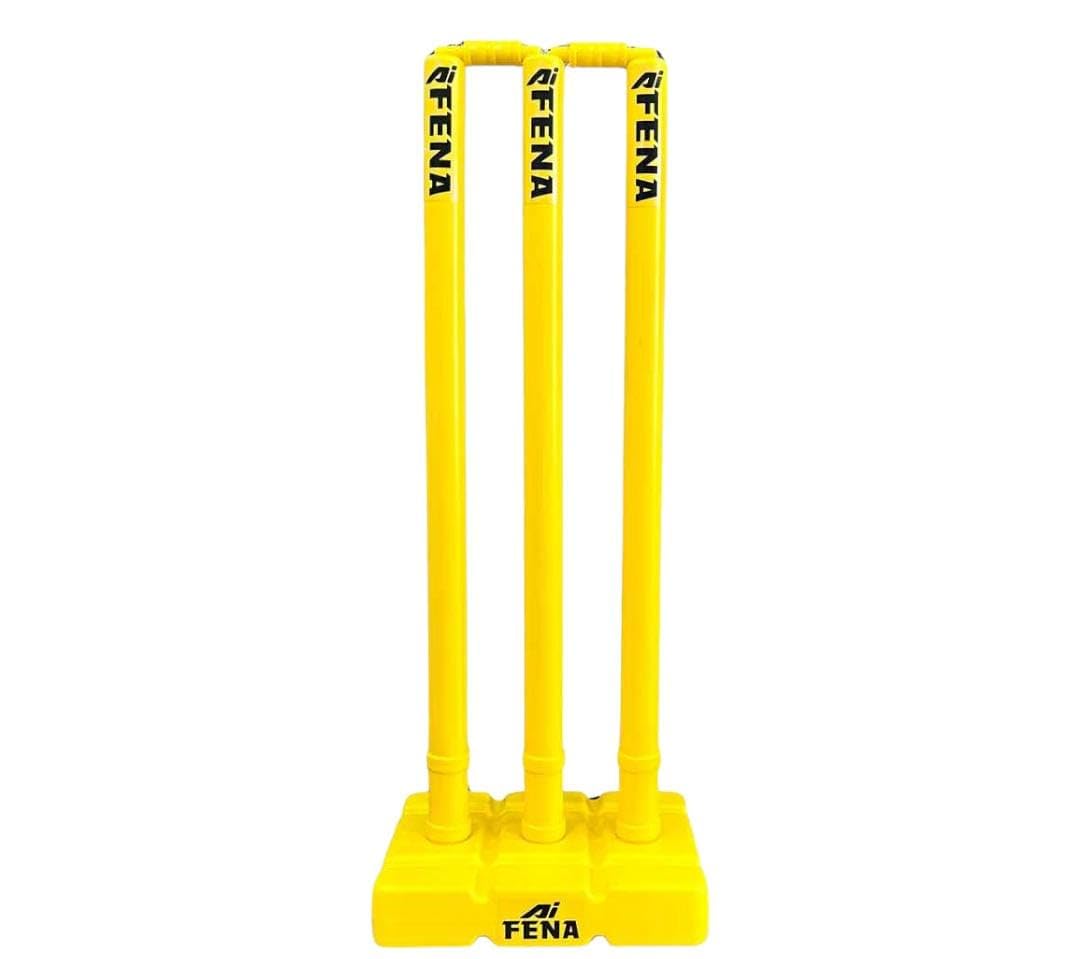 FENA. Plastic Wicket Stumps Set - 3 Wickets, 2 Bails, 1 Base (Yellow) Full Size for Cricket (B0CVC4DX5F) Amazon Price History, Amazon Price Tracker
