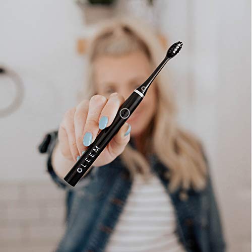 Gleem Battery Powered Electric Toothbrush, Black Shopsjtec