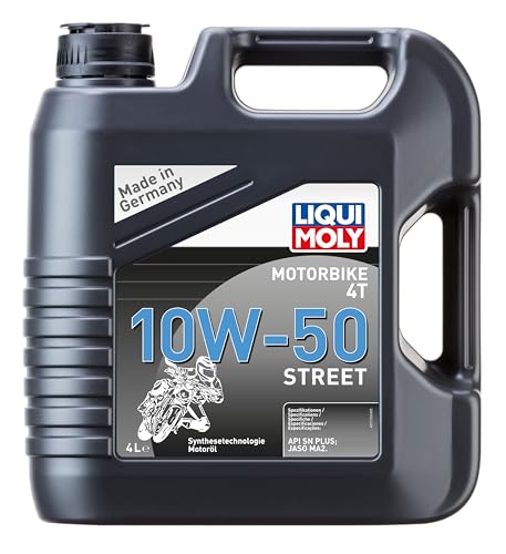 LIQUI MOLY Motorbike 4T 10W-50 Street | 4 L | Motorrad 4-Takt-Öl | Art.-Nr.: 21726