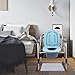 Bedside Commodes Mat, 23.6 x 19.7 Bedside Portable Toilet Mat with Raised Edge, Silicone Non-Slip Commode Toilet Pad Under Commode Chair Mat for Floor Protector