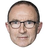 Martin O'Neill (Glasses) maska celebrytów, kartka na twarz, fantazyjny kostium
