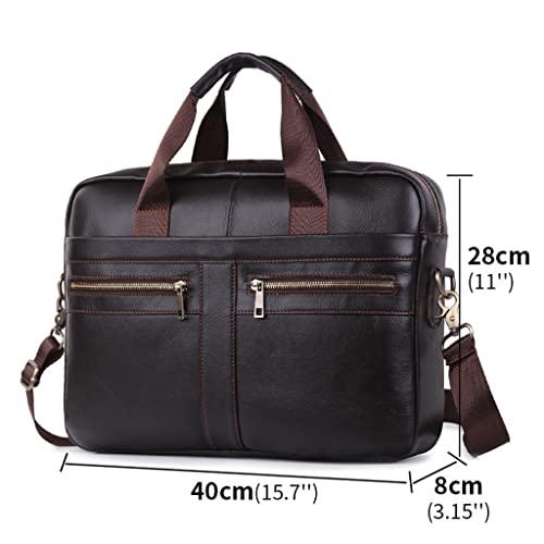 JSEIAJB Briefcase Male Layer Cowhide Crossbody Bag Large Capacity Business Travel Handbag Multifunctional2