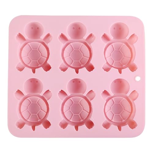 Bandejas de hielo para congeladores de silicona, forma de tortuga, caramelo y molde de chocolate, flexible y antiadherente para hacer pudines, bandeja creativa para fiestas, fitness, bartenders