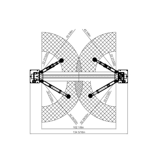 Hydraulic car lift garage