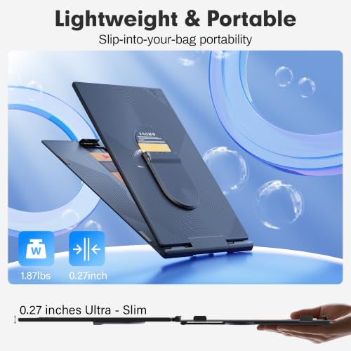 Image of 14.2 inch Laptop Screen Extender, Ultra-Thin & Ultra-Portable Dual Portable Monitor with 1080P FHD IPS, USB-C /HDMI Plug-Play Second Monitor fit 13-17'' Laptops (Win /Mac /Chrome /Android)