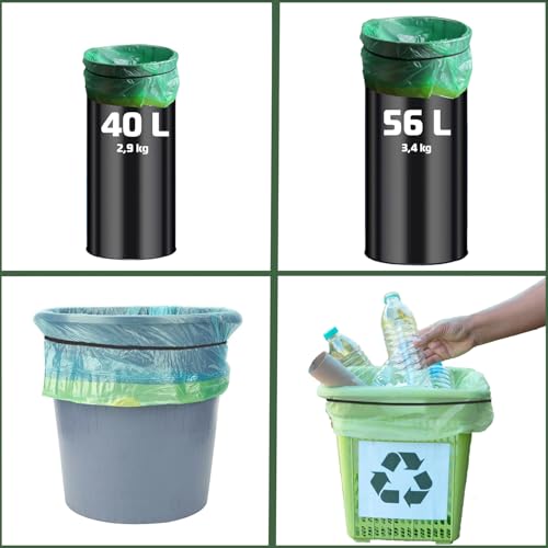 14 Stück Ersatz Gummiringe für Müllbeutel, 180 x 10 x 1,5 mm Gummiband Schwarz Stark Kompatibel mit Wesco Mülleimer und Brabantia Mülleimer, Gummiband Breit, Ersatz-Gummiring für Mülltonnenbänder