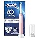 Oral-B iO 3N Elektrische Zahnbürste, Rosa, runde Bürste, weiche Mikrovibrationen, 3 Putzmodi, 1 Ladegerät, 1 Bürstenhalter, wiederaufladbar