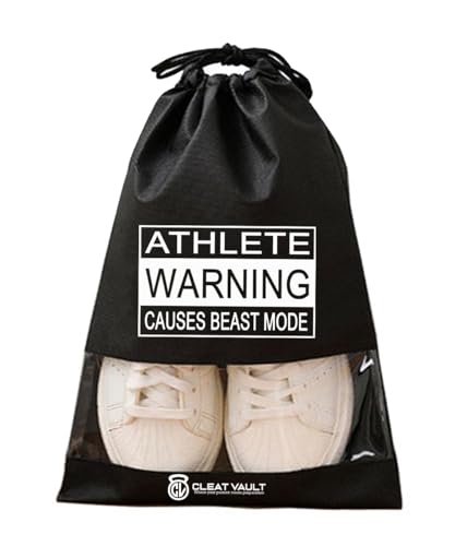 Generic Cleat Vault | High-Performance Sports Travel Shoe Storage Bag w/Motivation (Beast Mode...