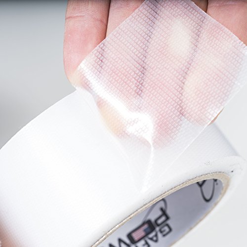 Transparent Duct Tape, Ultra High Performance Weather Resistant Tape For Discreet, No Show Repairs And Mounting | Residential, Commercial And Industrial Uses | By Gaffer Power (2 Inch X 20 Yards) #TOP5