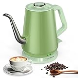 FuseBrew Gooseneck Electric Kettle 0.8L, 1200W Fast Boiling Stainless Steel –...