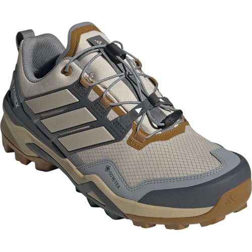 adidas Men's Terrex Skychaser Gore-TEX Hiking Shoe, Wonder Beige/Wonder Beige/Grey, 11.52