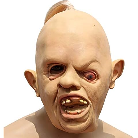 HAORONG Sloth Latex Mask Deluxe Goonies Halloween Fancy Dress Costume 1980's 80's Cover
