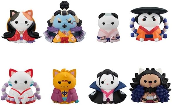 MEGA CAT PROJECT One Piece Nyan Peace Meow! Luffy and Wano Country Edition: 1Box (8pcs)