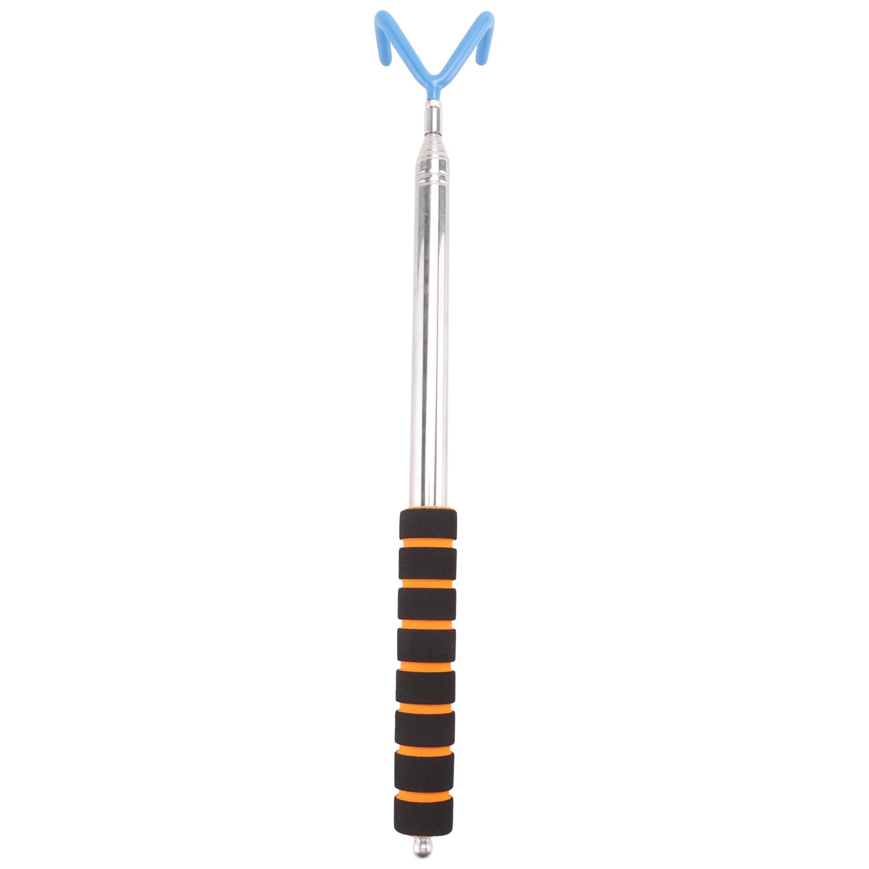 Myqqhbs Disc Golf Retriever Disc Golf Grabber 10 Feet Portable Telescoping Pole with Hook for Outdoor Flying Disc
