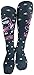 Women's Emily the Strange Fashion Knee High Socks - 2 Pair (KneeHi_6005_2pair, 2)