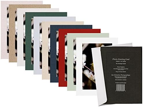 SIMPLICITY BLACK Photo Folder Insert Cards sold in 10s - 4x6
