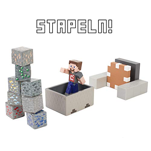 Mattel Minecraft GVL55 - Minecart Mayhem Spielset mit Steve-Figur und Zubehör, Spielzeug für Kinder ab 6 Jahren – Bild 5