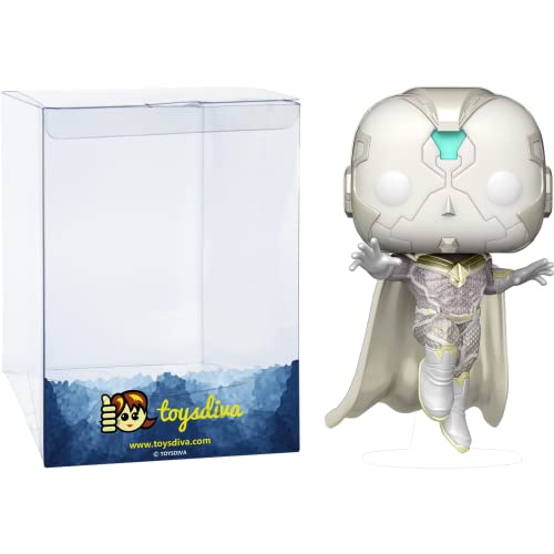 The Vision: P O P ! Vinyl Figurine Bundle With 1 Compatible 'Toysdiva' Graphic Protector (824-54324 - B)