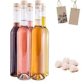 [UMWELTFREUNDLICH] Jede hochqualitative Glasflasche ist aus ungiftigen, strapazierfähigen Materialien hergestellt. Auch hat jede Flasche einen sicheren Korken. Die Glasflaschen sind für die Wiederverwertung geeignet und umweltfreundlich. Wir können sie in Geschirrspűlmaschine waschen.