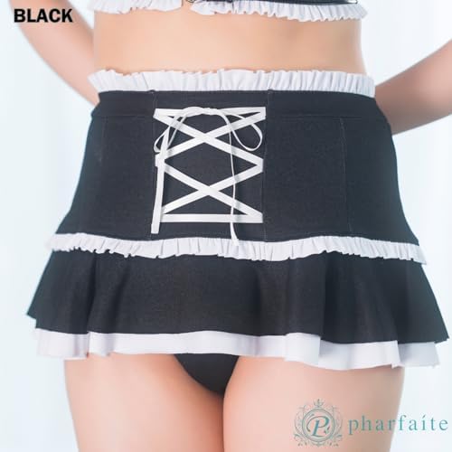 [PHARFAITE] カフェメイドスイムウェア・デニム 詳細画像5