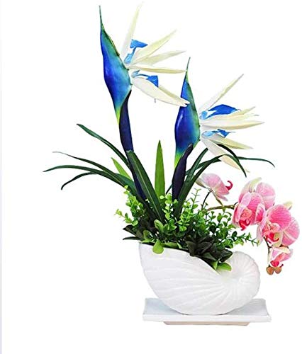 IUokLU Artificial Phalaenopsis Flowers,Fake Orchids Artificial Flowers Fake Dancing Orchids Flowers Bouquet for Home Decoration