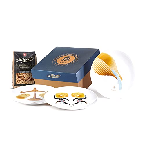 La Molisana, Gift Box Set 3 piatti a tema Segni