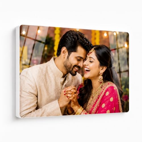 Image of Personalized Photo Frame for Wall | Custom Anniversary & Birthday Gift | HD Glossy, Waterproof 15mm MDF /WPC | A4, A3, Big Sizes (16x12 Landscape)