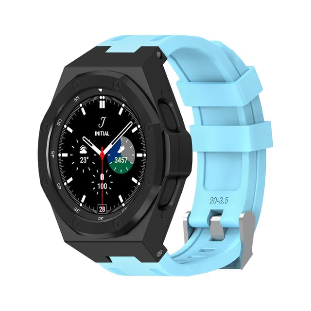 Kit de modification de luxe Galaxy Watch 4 Classic 46mm en alliage robuste
