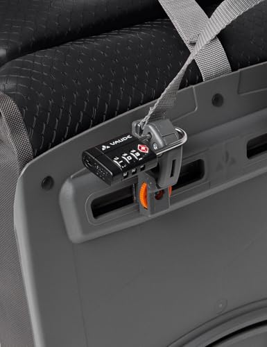 VAUDE Fahrradtaschen für Gepäckträger Aqua Back 2x24L in schwarz 2 x Hinterradtaschen wasserdicht, Fahrrad Gepäckträgertasche hinten, einfache Befestigung – Made in Germany