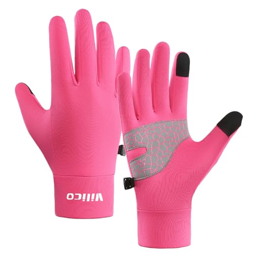 Winter Fahrradhandschuhe für Kinder 3–6 Jahre Rutschfest Touchscreen Fahrradhandschuhe Kinder Fleece Warm Winddicht Laufhandschuhe Outdoor Sport Radhandschuhe für Wandern Skifahren Camping Fußball