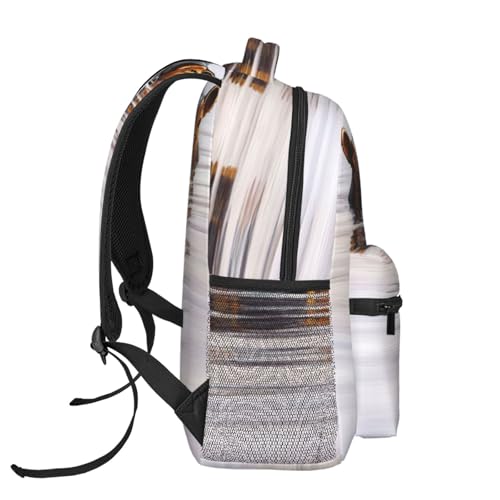 Mochila para laptop EdWal con estampado de hipopótamo para viaje 3