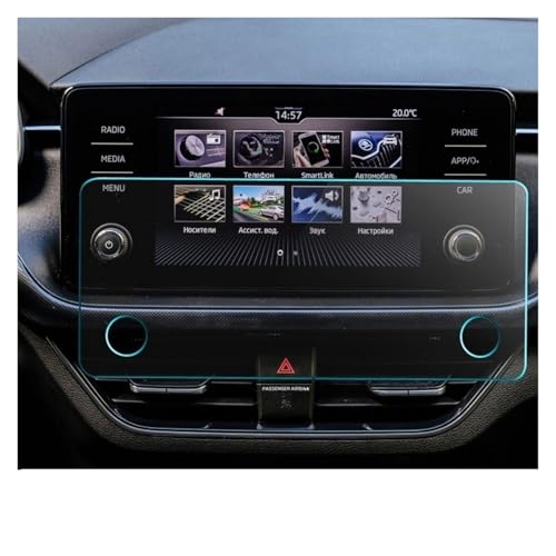 Verre trempé Kamiq 2020 film protection navigation voiture 8 pouces