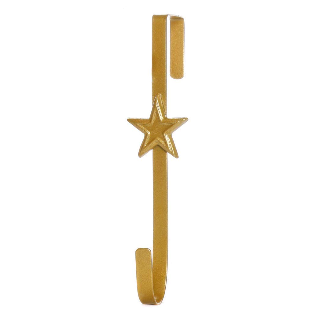 Dibor Star Wreath Hanger Design Christmas Advent Wreath Front Door Hook - L29cm