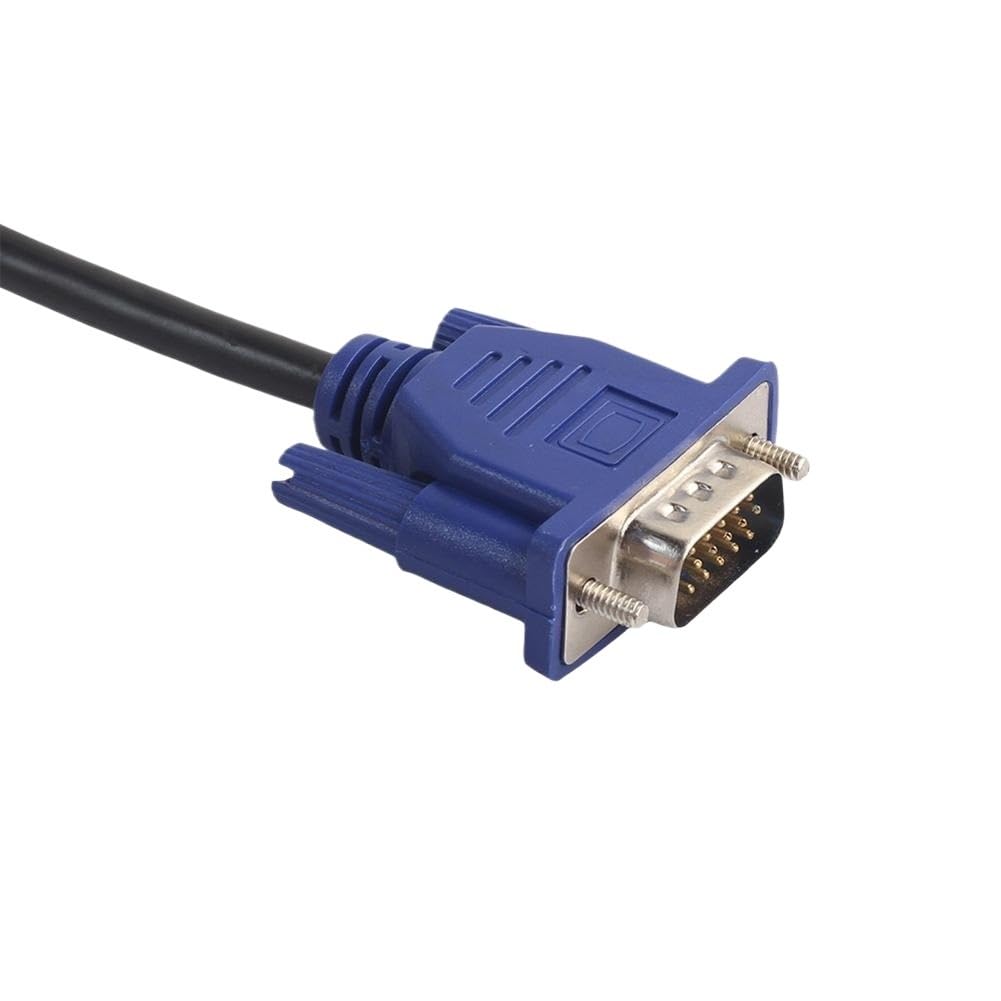 1,5 m/3/* M/5 m kabel VGA 15-pinowy męski na męski konwerter przedłużający kabel VGA kabel miedziany kabel rdzeniowy (1,5 m)