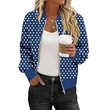 fartey Baseball Outfit for Women School Uniform Bomber...
