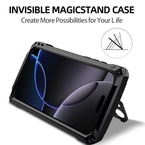 Coque antichoc iPhone 16 Plus silicone rigide noir protection métal - 7