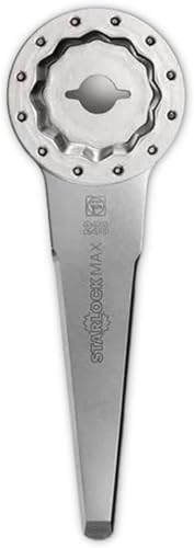 Fein StarLock Max - Cuchilla oscilante para cortar, recta, muy larga, 2-34 pulgadas de profundidad de corte para juntas profundas, se adapta a la