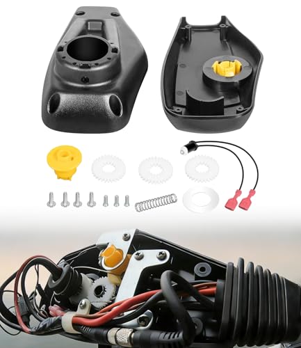 Top Cover Control Box Housing & Gear Kit Fits for Minn Kota Fortrex & Maxxum Trolling Motors - Complete Foot Control Repair Kit - Replaces Parts 2280202 & 2282500