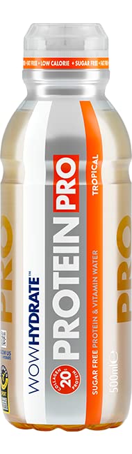 WowHydrate Protein Pro 12x500ml (Tropical)