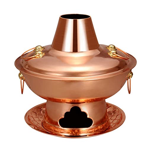Red Copper Vintage Chinese Hot Pot