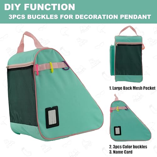 Image of HEXIFUL Skate Bag for Ice, Inline, Roller & Quad Skates - Kids & Adults