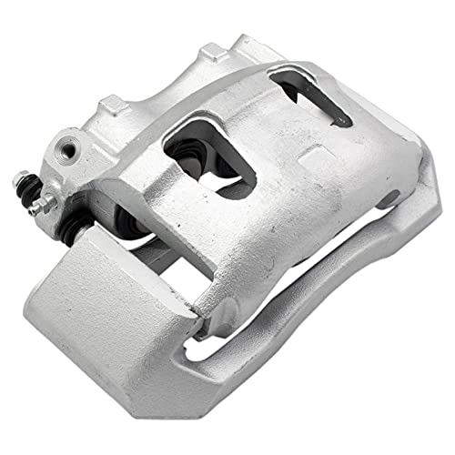 Image of TRQ Front Disc Brake Caliper with Bracket & Hardware LH