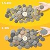Simetufy 100pcs 1.5-3in River Rocks for Painting,2 Sizes Flat Smooth Rocks for Arts & DIY, Kindness Rocks, Paint Stones for Craft (50pcs Each Size: 1.5-2in, 2-3in) #2